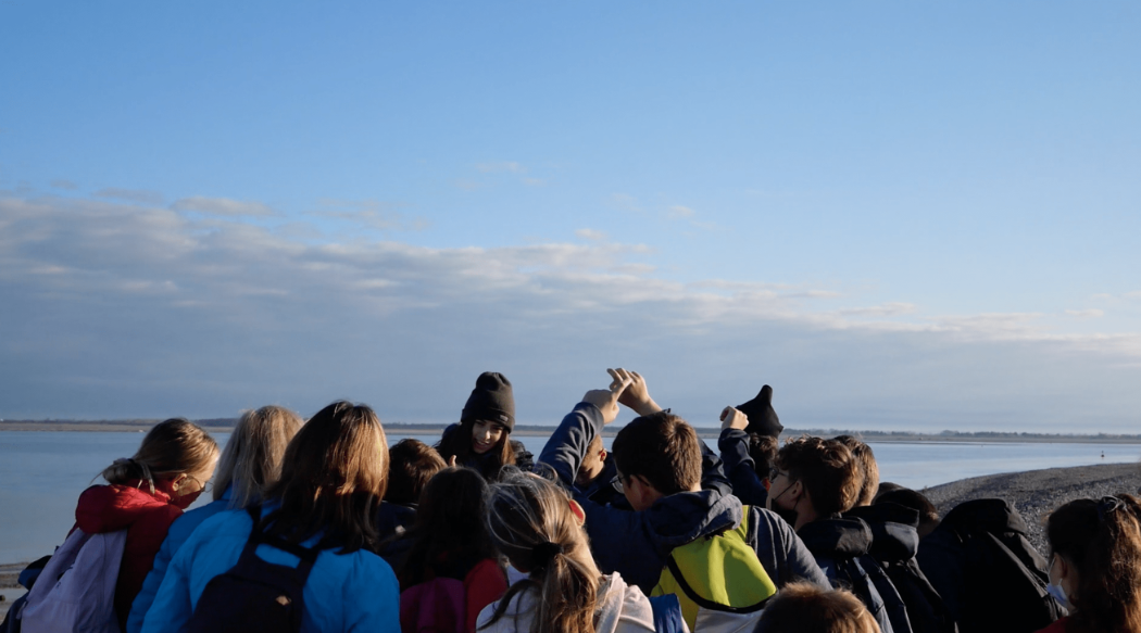 Sortie scolaire en baie de Somme avec un collège