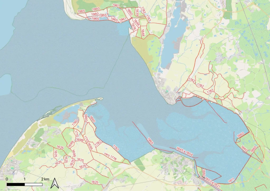 Rando-Nature 2025, 1/8000, Source VERGER Fernand (2005), OpenStreetMap